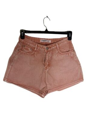 Glamorous Faded Pink Denim High-Rise Jean Shorts